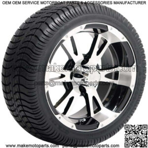 Golf Cart ITP SS112 Mounted on 205/30-14 Endura  Set 4 with lugs and caps