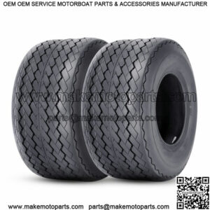 Set Of 2 18X8.50-8 Golf Cart Tires 18X8.50x8 4PR Heavy Duty Tubeless Replacement