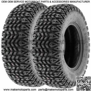 Set of 2, 21x7-10 21x7x10 4PR ATV UTV Golf Cart Turf All Terrain Tires G003