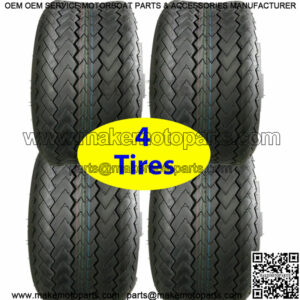 (4) 18x8.50-8 Standard OEM Size Golf Cart Tires Fits  EZGO Club Car Yamaha
