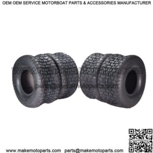 New Leading Golf Cart Tire 18x9.5-8 MO18958  4PLY 5mm Tread 4 Set Tires