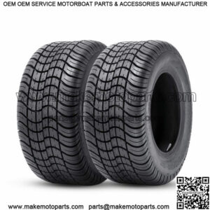 TWO Air-loc Golf Cart TIRES - 205/50-10 Tires 2055010 HEAVY DUTY 6PLY RATED