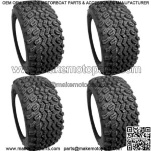 Set of 4 Golf Cart Tires 20x10.00-10 Excel Sahara 4 Ply For Club Car EZGO Yamaha