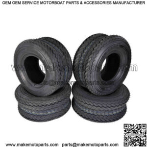 243510L5 18x8.5-8 Hole-N-1 4 Ply Tubeless Golf Cart Turf Tires 4 Pack