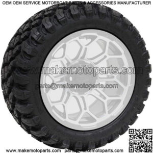 Set of 4- 23x10-R14 Nomad Steel Belted Radial All Terrain Tire for Golf Cart