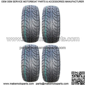 Full set of MotoSport EFX Street Fusion 23x9.5-12 (6ply) DOT Golf Cart Tires (4)