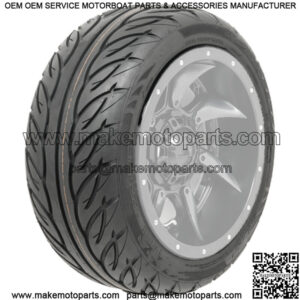 20.5" Tall Fusion Steel Belted 205/40-14 Golf Cart Tire
