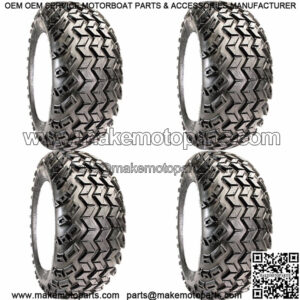 Set of 4 Golf Cart  A/T Tires 23x10.00-14 Sahara Classic 4 Ply All Terrain