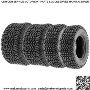 21x7-10 21x7x10 & 22x11-10 22x11x10 4PR ATV UTV Golf Cart Tires [Bundle]