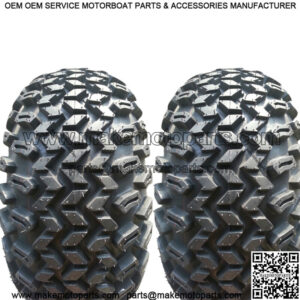2) 22x11.00-8 Golf Cart Go Kart TIREs Journey P334 4ply Tube-Less