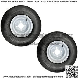 Two Golf Cart Tires On Rims 18 X 8.5 X 8 18-850-8 18X8.50-8 White 4 Lug 18 in.,18x8.50-8 GTX OEM Golf Cart Wheels and Golf Cart Tires Combo - Set of 4 (18x8.5-8, White),10" VAMPIRE Golf Cart Wheels and 205/50-10 DOT Low Profile Golf Cart Tires Combo - Set of 4