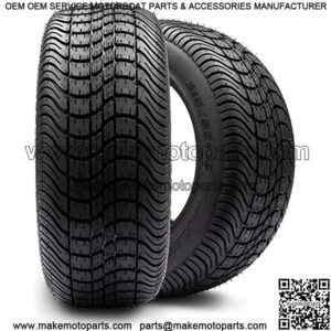215/50-12 "Cruze" DOT Low Profile Tires for EZGO, Club Car, Yamaha Golf Carts (1, set of 2, or set of 4) (215/50-12, Set of 2 Tires)