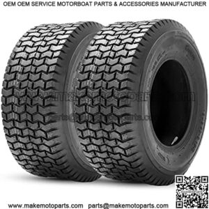 2PCS 16x6.50-8 Lawn & Garden Mower Tires Turf Friendly, 16x6.5-8 Great Traction for Garden Tractors, Walk-behind Mowers, Turf Maintenance Vehicles, Golf Carts, Snowblowers, Utility Vehicles