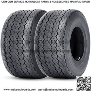 18x8.5-8 Golf Cart Tires, 18x8.5x8 4PLY All Terrain Club Cart Off Road Tires Set of 2, Tubeless