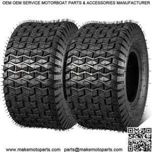 18x9.50-8 Lawn Mower Tires, 18x9.50-8nhs Tires, 18x9.50 8 Turf Tires 18-9.50-8 Rear Mower Tires, 4 Ply Tubeless Tire, 1040lbs Capacity, Set of 2