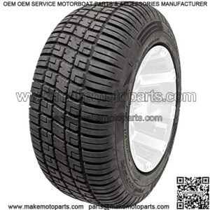 Fusion 18 S/R Steel Belted Radial Golf Cart Street Tire Designed for Optimal Street Use (205/50-10)