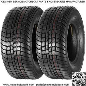Trailer Tires 20.5x8-10 205/65-10 6PR Load Range C, Set of 2