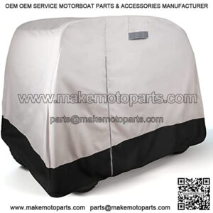 600Diner Heavy Duty Polyester Golf Cart Cover (95L x 49W x 62H inches (2 Passenger), Light Gray),Rosefray Waterproof Golf Cart Cover Universal Fits for Most 4 Passenger/2Passenger EZGO, Club Car, Yamaha Golf Cart-Black/Light Tan,Golf Cart Steering Wheel Scorecard Holder with Pencil Holder & Clip Fit for Club Car DS & Precedent EZGO TXT & RXV Yamaha Golf Carts,DESERT FOX GOLF Phone Caddy,MODZ  Flip4 Club Car DS Golf Cart Rear Seat Kit ?C White