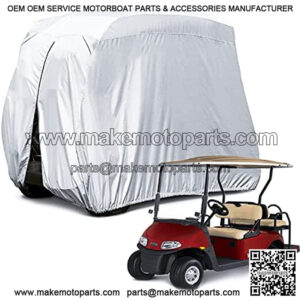 Himal 4 Passenger 400D Waterproof Sunproof Golf Cart Cover roof 80" L, fits EZ GO, Club Car and Yamaha, Dustproof and Durable