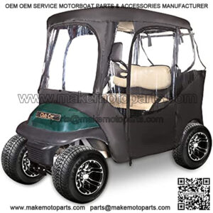 Golf Cart Enclosure 2 Passenger for Club Car DS & Precedent Universal Waterproof Golf Cart Rain Cover