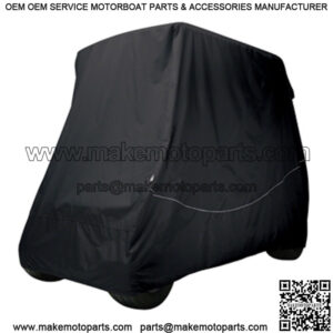 Premium Black Golf Cart Storage Cover