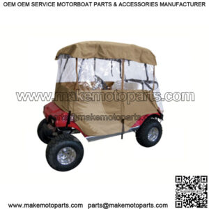 Deluxe 4-Sided Golf Cart Enclosure for 54" - 61" Top