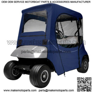 Classic Accessories EZGO TXT and RXV 2 Passenger Navy Golf Cart Enclosure