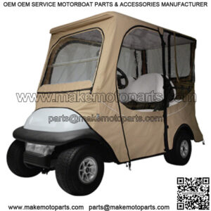 Classic Accessories Club Car Precedent 4 Passenger Khaki Golf Cart Enclosure