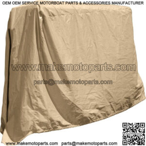 Golf Cart 4 Passenger Deluxe Beige Storage Cover Universal Fit for Extended Tops