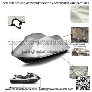 Yamaha Jet Ski FX Cruiser SHO HO SVHO Mooring JetSki PWC Storage Cover silve (For: 2014 Yamaha SVHO)