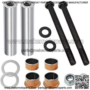 Golf Cart Spindle Bushings Kit fit EZGO RXV 2008-UP & EZGO TXT/PDS 2001-UP, Bushing Spindle, King Pin Tubes, ClCopper Sleeves Kit, OEM#70648-G01 70749G01 70745G01