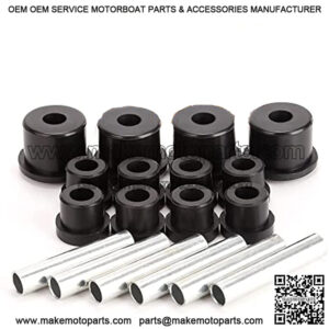 Complete Rear Leaf Spring Bushing Sleeves Kit for EZGO RXV 2008-up Electric & Gas Golf Cart, Replace OEM 620160 620161 624030