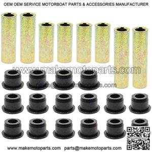 Front Lower Spring + Front Upper A Arm Suspension for Club Car DS Bushing Kits by Carbhub, Replace Urethane Bushings 1016346, Inner Bronze Sleeve 1016349, Outer Bronze Sleeves 1016350