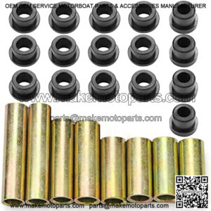 Front Lower Spring Front Upper A Arm Bushing Suspension Compatible for Club Car DS Bushing Kits Replace of Inner Bronze Sleeve 1016349; Outer Bronze Sleeves 1016350; Urethane Bushings 1016346