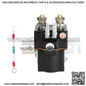 48V Golf Cart Solenoid +Resistor for 95+ Club Car DS Precedent 101908701 1014947