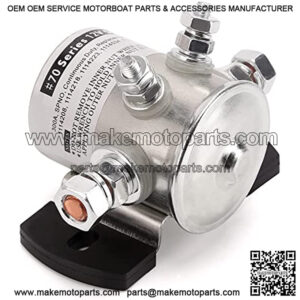 Max 250A Continuous Duty 12V Solenoid Relay for Golf Cart EZGO Marathon 1979-1994 Gas, Forklift, Tractor, RV, Marine, Motor, Winch, OEM# 16542-G1 70-111224 3635820 1114208 1114218 1114223