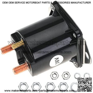 36V Electric 4 Terminal Golf Cart Solenoid Fit for 1976-1998 Club Car DS Golf Cart Replace 8016 1PCS