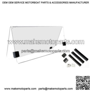 For 03-06 Yamaha G22 Foldable Clear Windshield Golf Cart Part