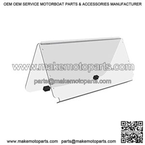 Windshield Compatible with 1982-2000.5 Club Car DS Clear Fold Down Impact Resistant Golf Cart DS Model Approximate dimensions 39.25"W X 36.75"H