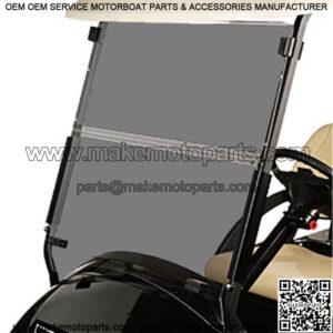 Club Car Precedent (04-Up) Tinted Fold Down 1/4" Golf Cart Windshield