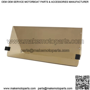 Tinted 2 Piece Windshield for Yamaha G14/G16/G19 Golf Cart - Fits 1995-2003