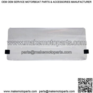 Clear 2 Piece Windshield for Club Car Golf Cart - Fits 1982-2000