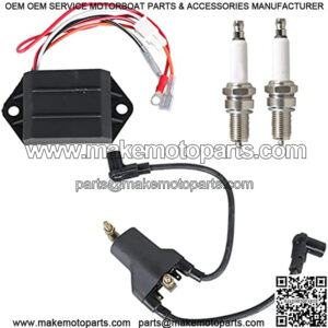 Ignition Coil CDI Ignitor Replacement for EZGO Gas Golf Carts 4 Cycle 1991-2002