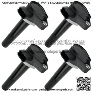 4-Pack Ignition Coils for Mercury Outboard 135 150 175 200 Verado 4-Stroke