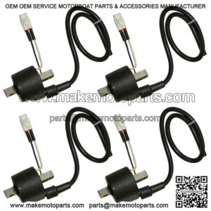 4 Ignition Coils for Arctic Cat Proclimb XF800 Crosstour LXR Sno Pro 2012-2013