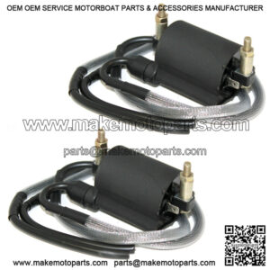 Front & Rear Ignition Coils for Kawasaki VN1500 Vulcan 1500 Nomad 1999-2001