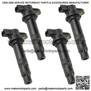 Ignition Coil for Yamaha VX1100 Waverunner Vx 1100 Deluxe 2005 2006 2007 4-Pack