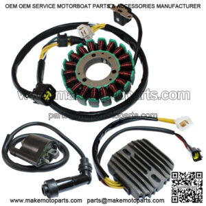 Stator & Rectifier W/Ignition Coil for Kawasaki KLX400R KLX400Sr 2003 2004