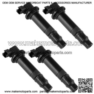 4 Ignition Coil fits Yamaha 13S-82310-00-00 YZF-R6 YZFR6 2008 2009 2010 - 2016