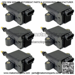 6-Pack Ignition Coils for Mercury Outboard 200 225 250 Hp EFI 3.0L